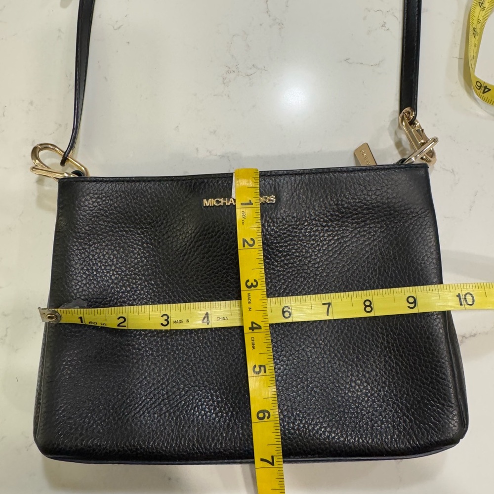 Michael Kors Black Leather Crossbody Bag - Picture 4 of 12